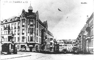 Ecke Rosaluxenburg Franz Meehring Straße Blick in die Kleiststraße Ecke Rosaluxenburg Franz Meehring Straße Blick in die Kleiststraße
