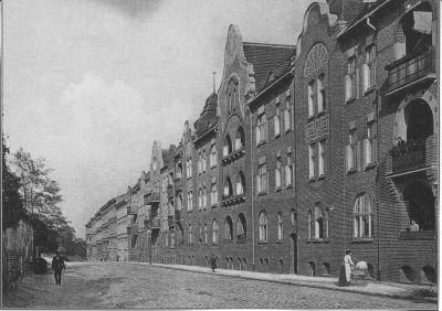 Gurschestrae heute am Kleistpark um 1910