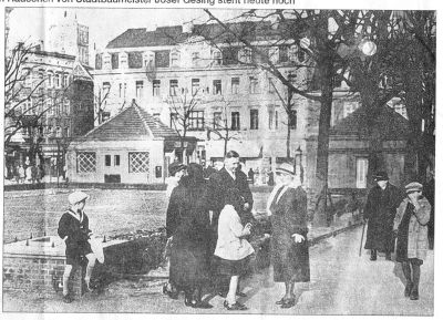 Wilhelmsplatz Ecke Logenstraße um 1930 Wilhelmsplatz Ecke Logenstraße um 1930